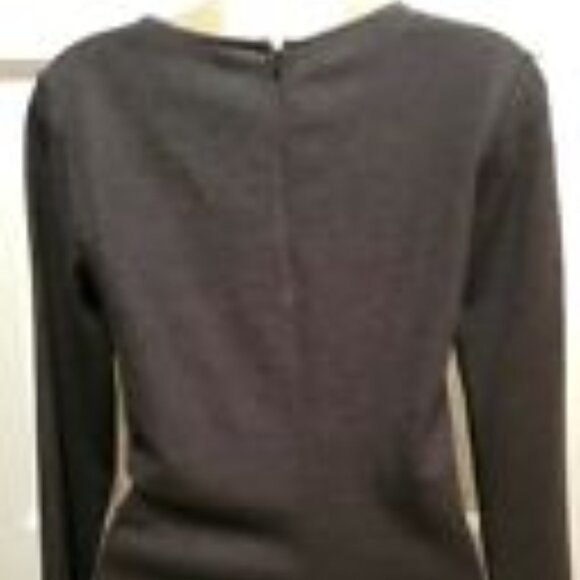 $315, THEORY, "Jinsel" Gray Dress - 6 - Picture 6 of 8